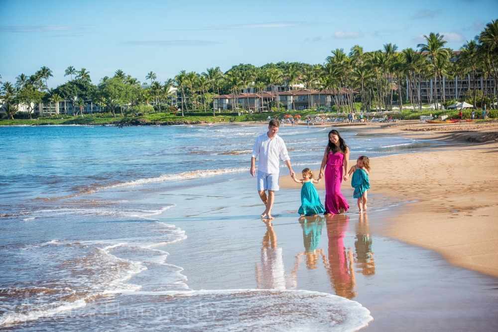 Four Seasons Resort Maui Family Portrait – Ince Family – Wailea Beach Portrait Session, Mieko Photography