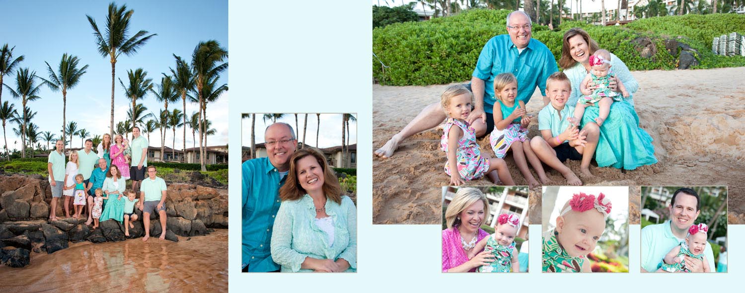 Maui Family Beach Portrait Album