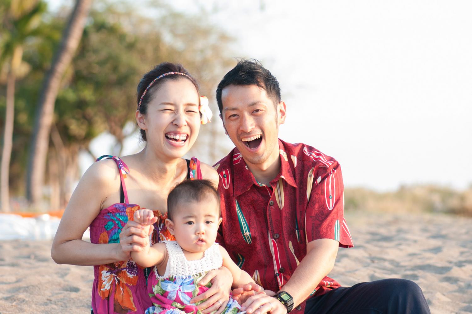 マウイ日本人フォトグラファー、家族写真